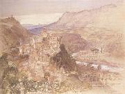 Samuel Palmer The Village of Papigno on the Nar,between Terni and thte Falls oil painting reproduction